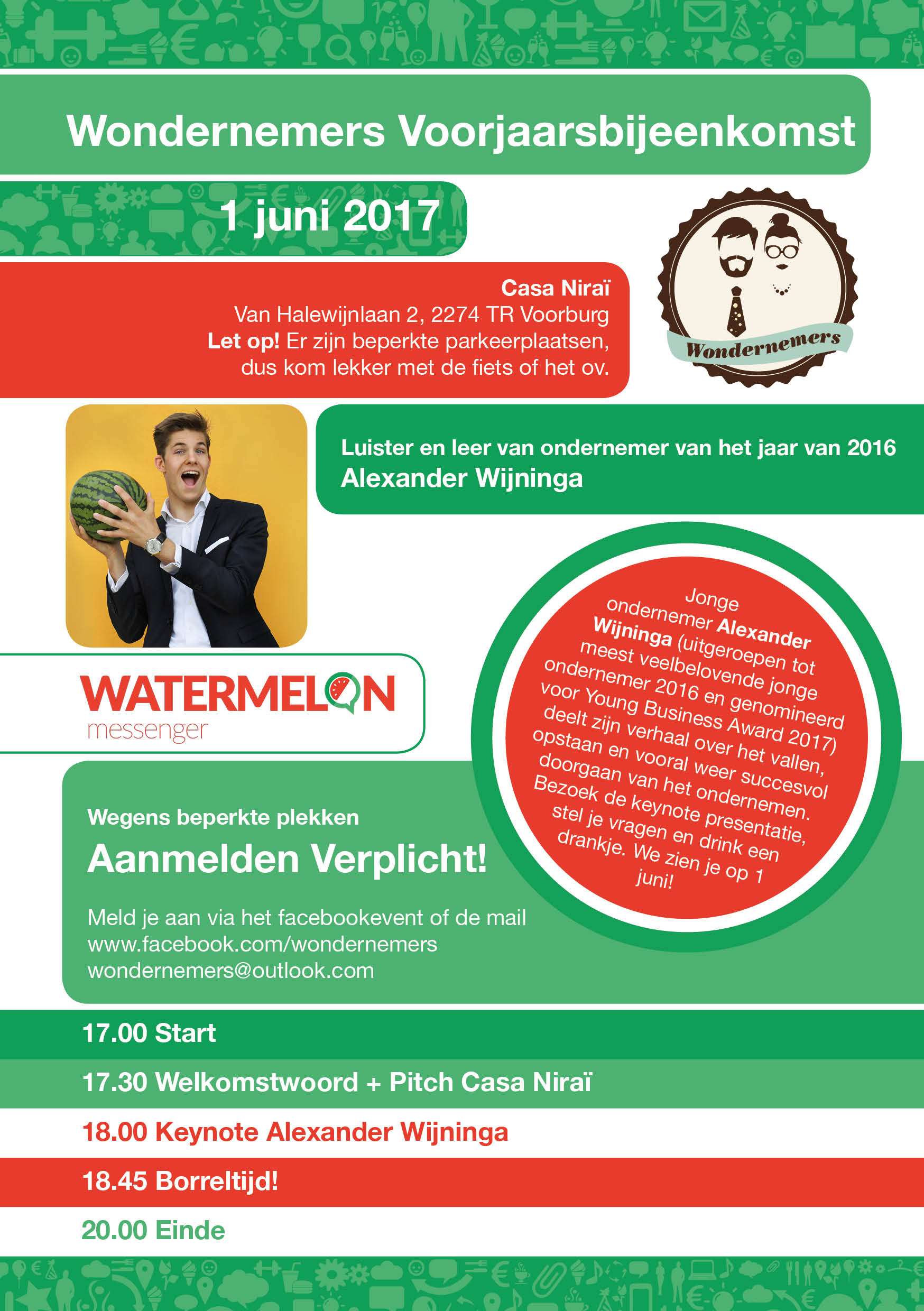 Wondernemers uitnodiging 1 juni